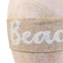 Maritieme decoratieboei, hangende decoratie decoboei “Beach” 27×8,5cm