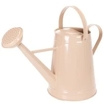 Artikel Decoratieve metalen gieter, zandkleurig vintage design, voor planten en gedroogde bloemen, 50 × 22,5 × 39 cm