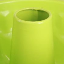 Artikel Decoratieve metalen tulbandvorm, appelgroen, Ø23cm H12cm