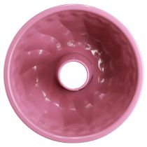 Artikel Metalen sierschaal bakvorm Gugelhupf roze Ø23cm H12cm