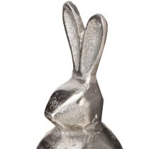 Artikel Decoratief Konijn Zilver – Modern Paasfiguur van metaal voor stijlvolle lentedecoratie 11cm 3 st.