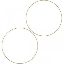 Artikel Metalen ring sierring Scandi ring sierlus goud Ø 25,5cm 6 st