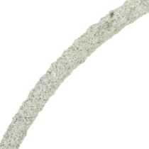 Artikel Decoratieve metalen ring op een houten standaard voor tafeldecoratie, 43 cm