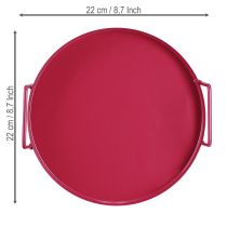 Artikel Veelzijdig dienblad, praktische opbergoplossing voor eetkamer en terras, 22 cm