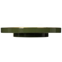 Artikel Decoratief dienblad in groen met gouden rand, modern, 30 cm
