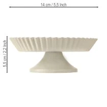Artikel Metalen plaat grijs decoratief bord met onderplaat metaal Ø14cm 2 stuks