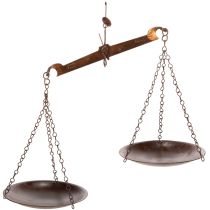 Artikel Decoratieve weegschaal in een nostalgisch design voor de keuken en woonkamer, vintage uitstraling, 58 cm