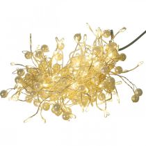 Artikel Clusterlichtketting LED indoor kralen timer warm wit 1.2m