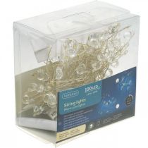 Artikel Cluster lichtketting LED indoor drop timer warm wit 1,2m