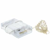 Artikel Lichtketting LED lichtdraad met batterijen warm wit 100 1.59m