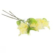 Artikel Kunstplant zilver acacia mimosa geel bloeiend 53cm 3st