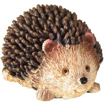 Artikel Mini egel decoratieve figuren herfst handgeschilderd 4×2,5×2cm 6 stuks