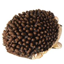 Artikel Mini egel decoratie figuren herfst handgeschilderd 4×2.5×2cm 6 stuks