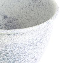 Artikel Mini trofee vaas kelk metaal wit blauw H11.5cm 2st