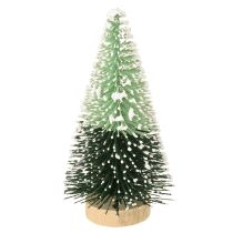 Artikel Mini kunstkerstboom met sneeuw Ø5cm H10cm 6 stuks