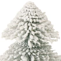 Artikel Mini kerstboom verlicht met LED-spar en sneeuw 28cm