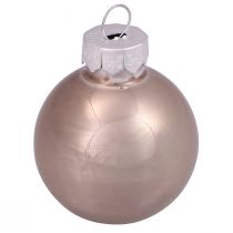 Artikel Mini kerstballen glazen boomballen kasjmier Ø3cm 22 st