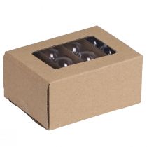 Artikel Mini kerstballen glas retro transparant Ø3cm 22 st