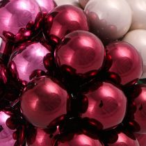 Artikel Mini Kerstballen op draad Bessenmix Ø20mm 140 st