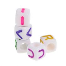 Minikubussen met letters 7 mm gekleurd 90 g
