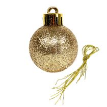 Artikel Mini Kerstbal goud Ø3cm 14 st