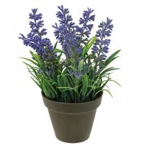 Artikel Mini lavendel in pot kunstplant lavendel decoratie H16cm
