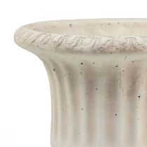 Artikel Mini Plantenpot Beker Beton Decoratieve Bloempot Antiek H16,5cm