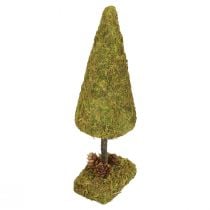 Mini kerstboom tafeldecoratie mosboom H30,5cm