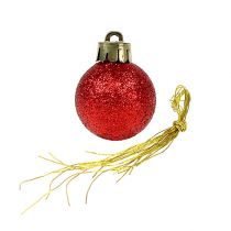 Artikel Mini kerstbal rood Ø3cm 14 st