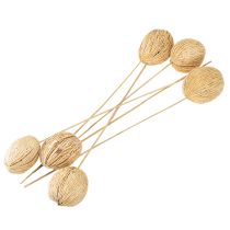 Artikel Mintolla bal gebleekt 8cm - 10cm L46cm 6 stuks