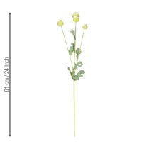 Artikel Kunstmatig boeket klaprozen, realistische bloemen voor woonaccessoires, 61 cm, 3 stuks