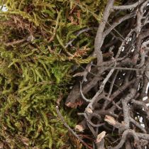Artikel Moskrans sierkrans mosgroen met muiskruid naturel Ø30cm