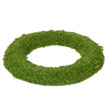 Artikel Moskrans als veelzijdige basis voor creatieve bloemstukken en decoratie-ideeën, 20 cm, 4 stuks