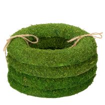 Artikel Moskrans als veelzijdige basis voor creatieve bloemstukken en decoratie-ideeën, 20 cm, 4 stuks