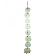 Schelpendeco Capiz Slinger Schelpenslinger Groen 100cm