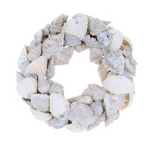 Schelpkrans wit Ø14cm