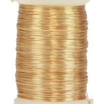 Artikel Bloemistendraad mirtedraad decoratief draad goud 0,30mm 100g 3 stuks