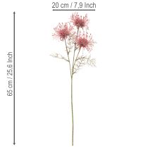 Artikel Kunstbloemen speldenkussen protea bloeiende tak 65cm 3 stuks