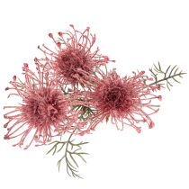 Artikel Kunstbloemen speldenkussen protea bloeiende tak 65cm 3 stuks