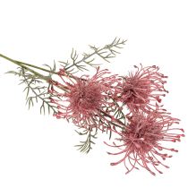 Artikel Kunstbloemen speldenkussen protea bloeiende tak 65cm 3 stuks