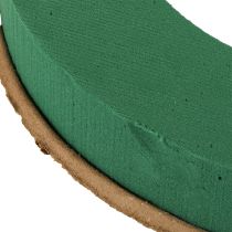 Artikel Nat steekschuim krans basis van karton Ø25cm 2 stuks