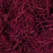 Artikel Natuurlijke tamarindevezels voor knutselprojecten, bordeauxrood, 500 g - Decoratie, bloemschikken, creatief
