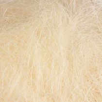 Artikel Sisalgras van natuurlijke vezels voor handwerk Sisalgras crème wit 500g
