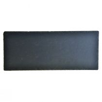 Artikel Natuurleisteen bord rechthoekig stenen dienblad zwart 30×12,5cm 4st