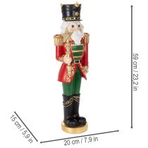 Artikel Notenkraker decoratief beeldje feestelijke kerstdecoratie 59 cm
