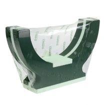 Artikel Rouwsieraad van bloemenschuim, halve ring H29cm Ø47cm 1 st.