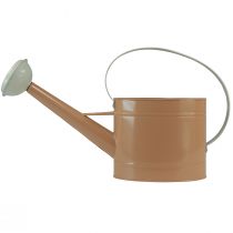 Decoratieve gieter lichtbruine plantenpot metaal 52,5×15×30cm