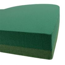 Artikel Steekschuim hart 3D insteekmateriaal groen 38cm x 37cm x 8cm 2 stuks