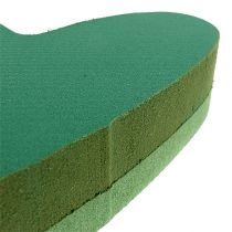 Artikel Insteekmateriaal hart steekschuim groen 24cm x 25cm 2 st