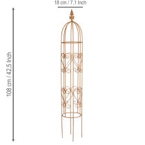Artikel Tuinrek, klimhulp voor rozen en andere klimplanten, ideaal voor tuinontwerp, 108 cm, set van 2.